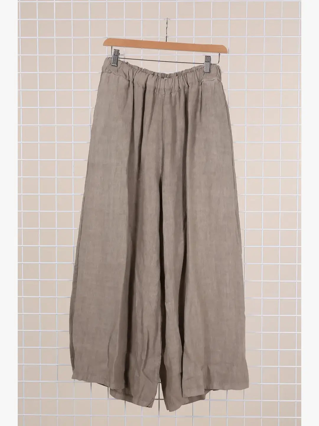 Linen trousers 6272 100% linen: Black