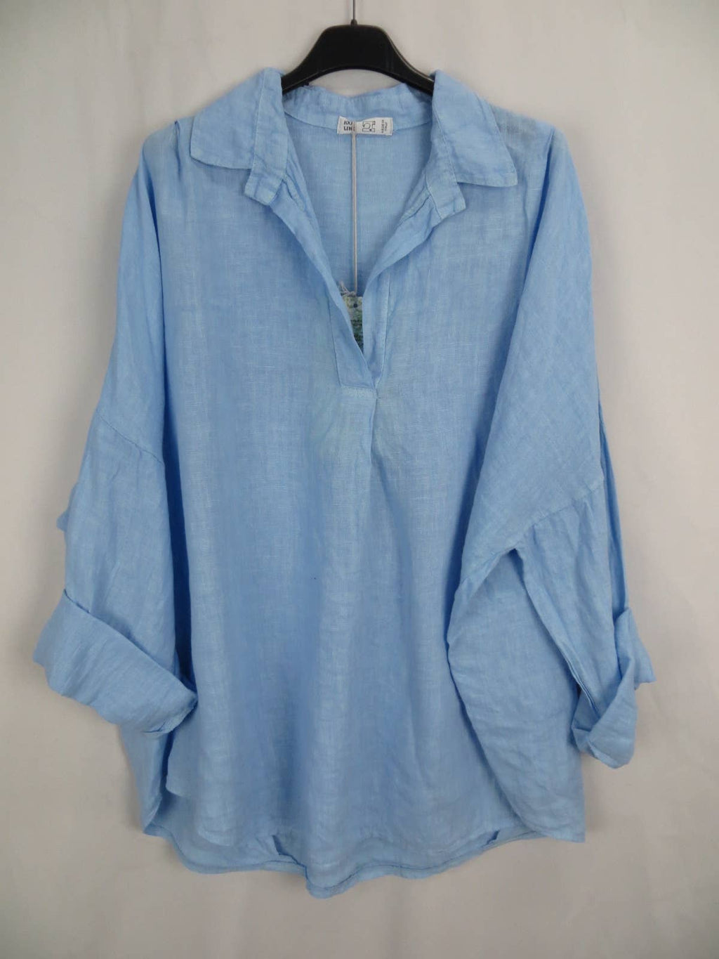Blouse 688179 100% linen made in Italy