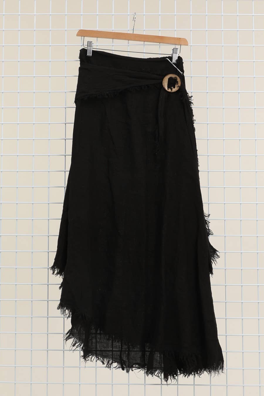Linen skirt with drawstring 1013 100% linen