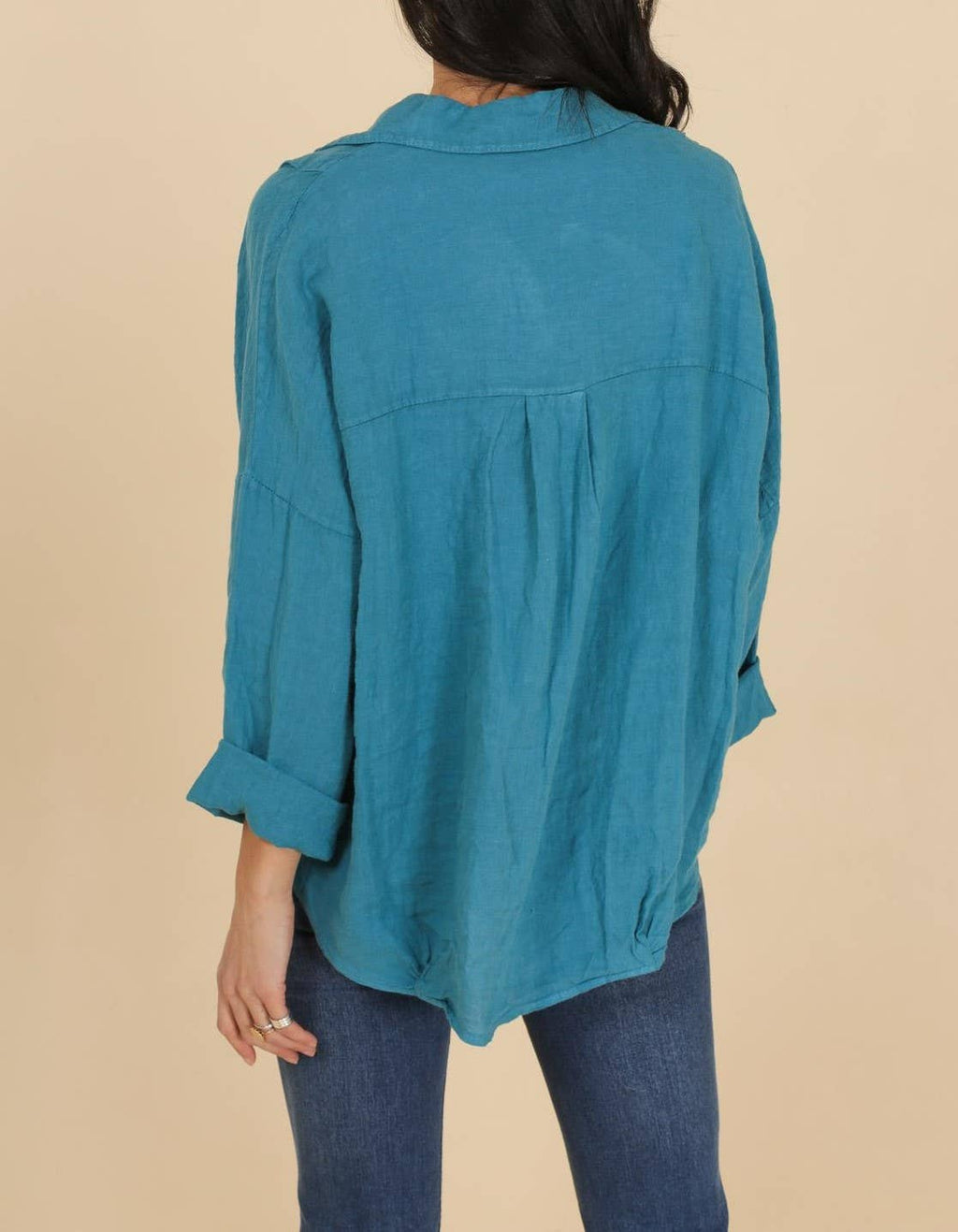 Blouse 688179 100% linen made in Italy