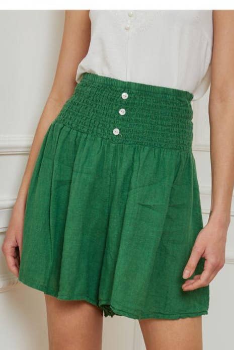 100% linen SHORTS 621417