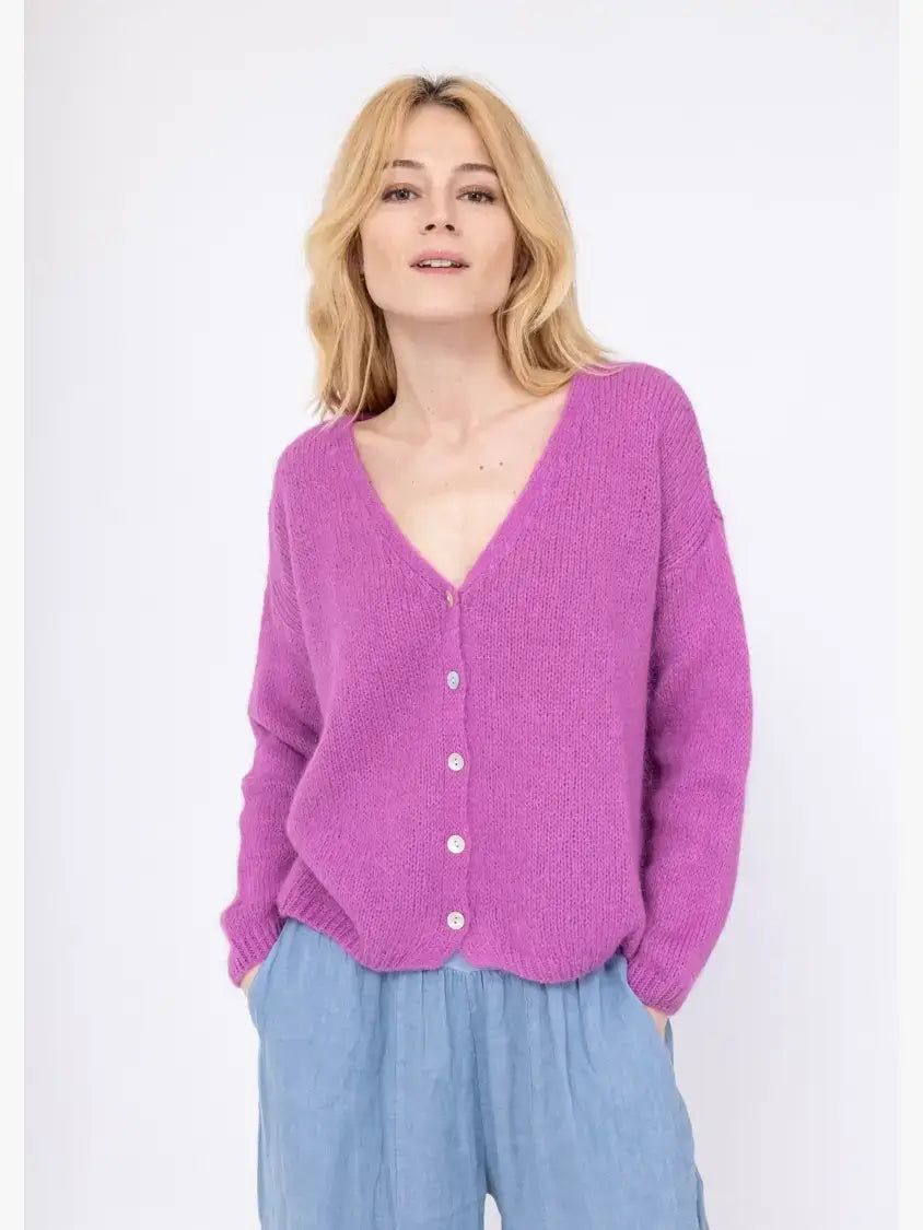 Mohair cardigan best seller 61658