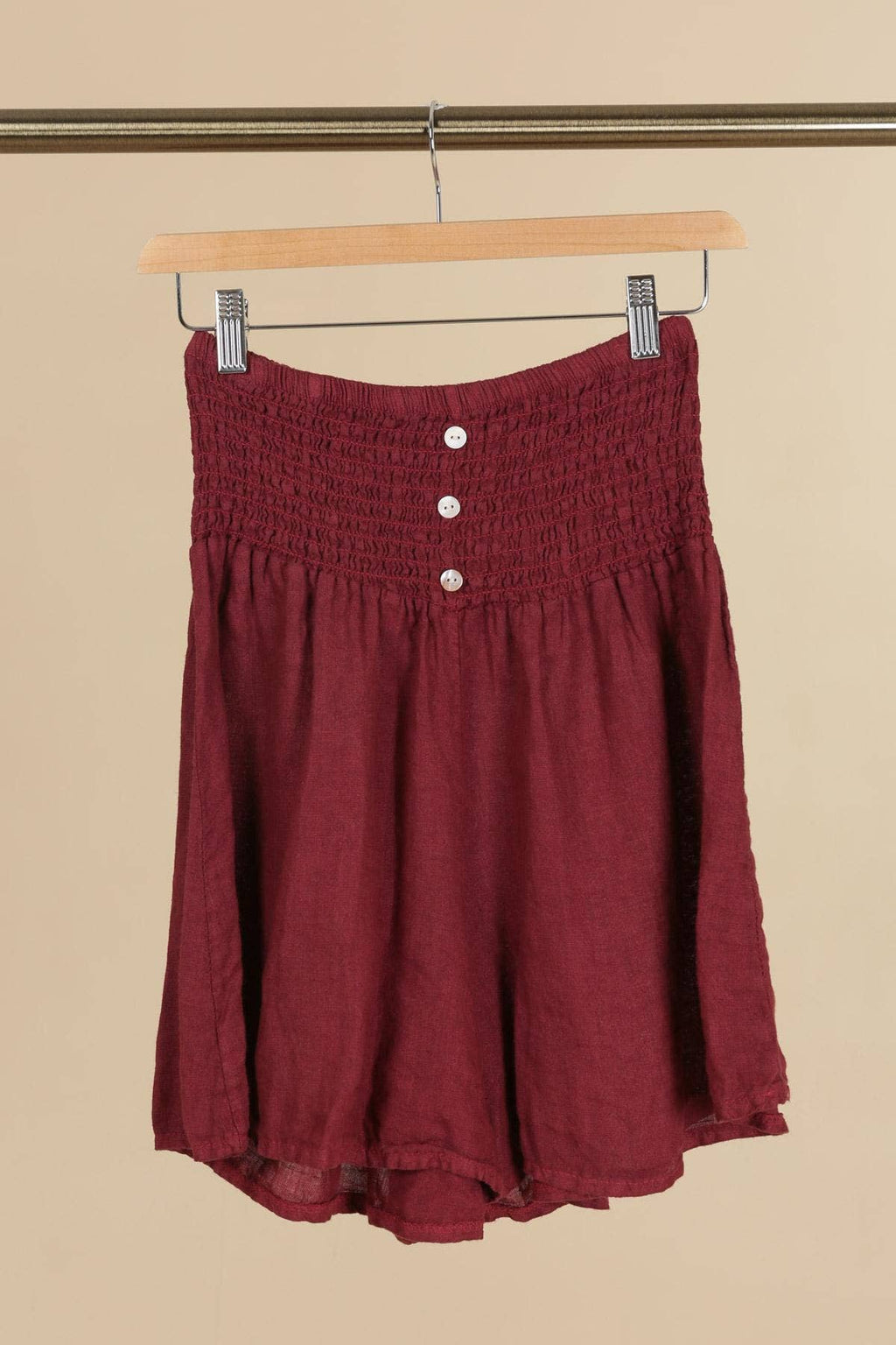 100% linen SHORTS 621417