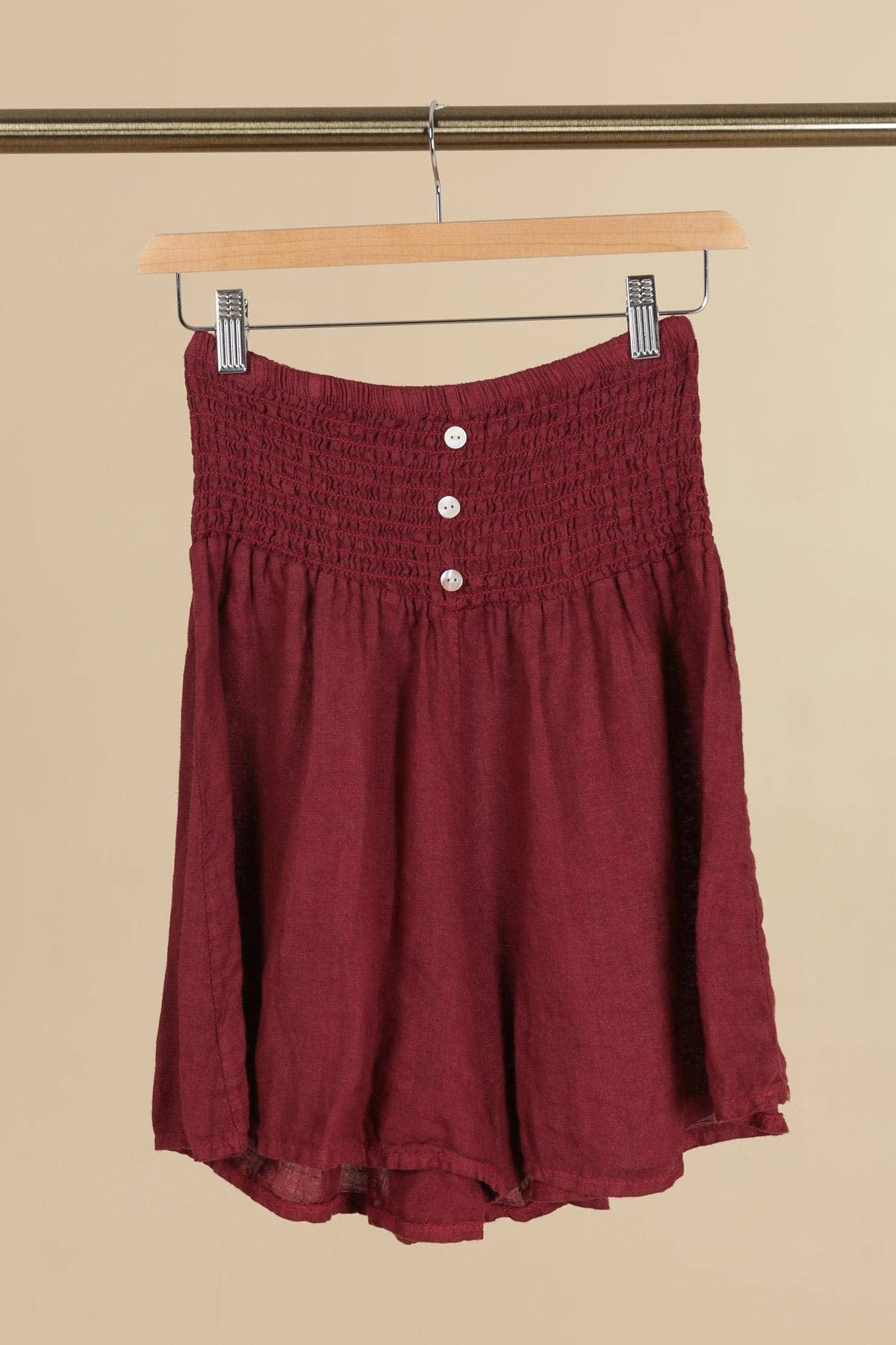 100% linen SHORTS 621417