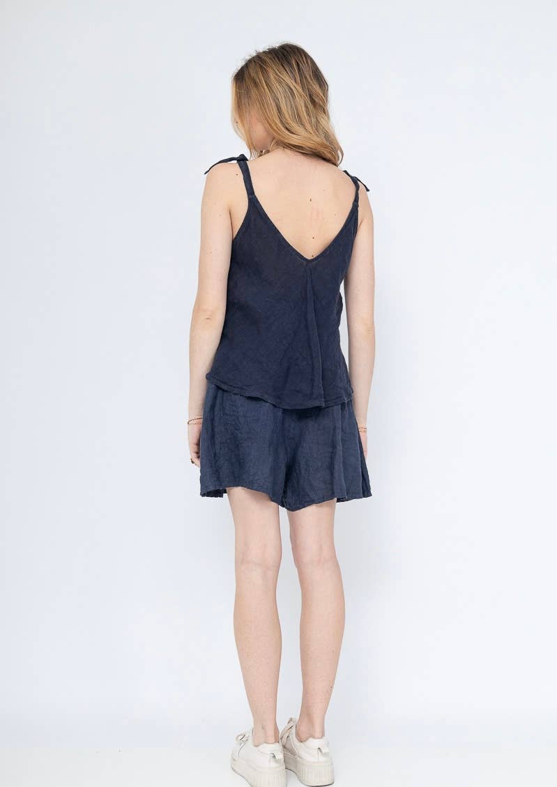 100% linen SHORTS 621417