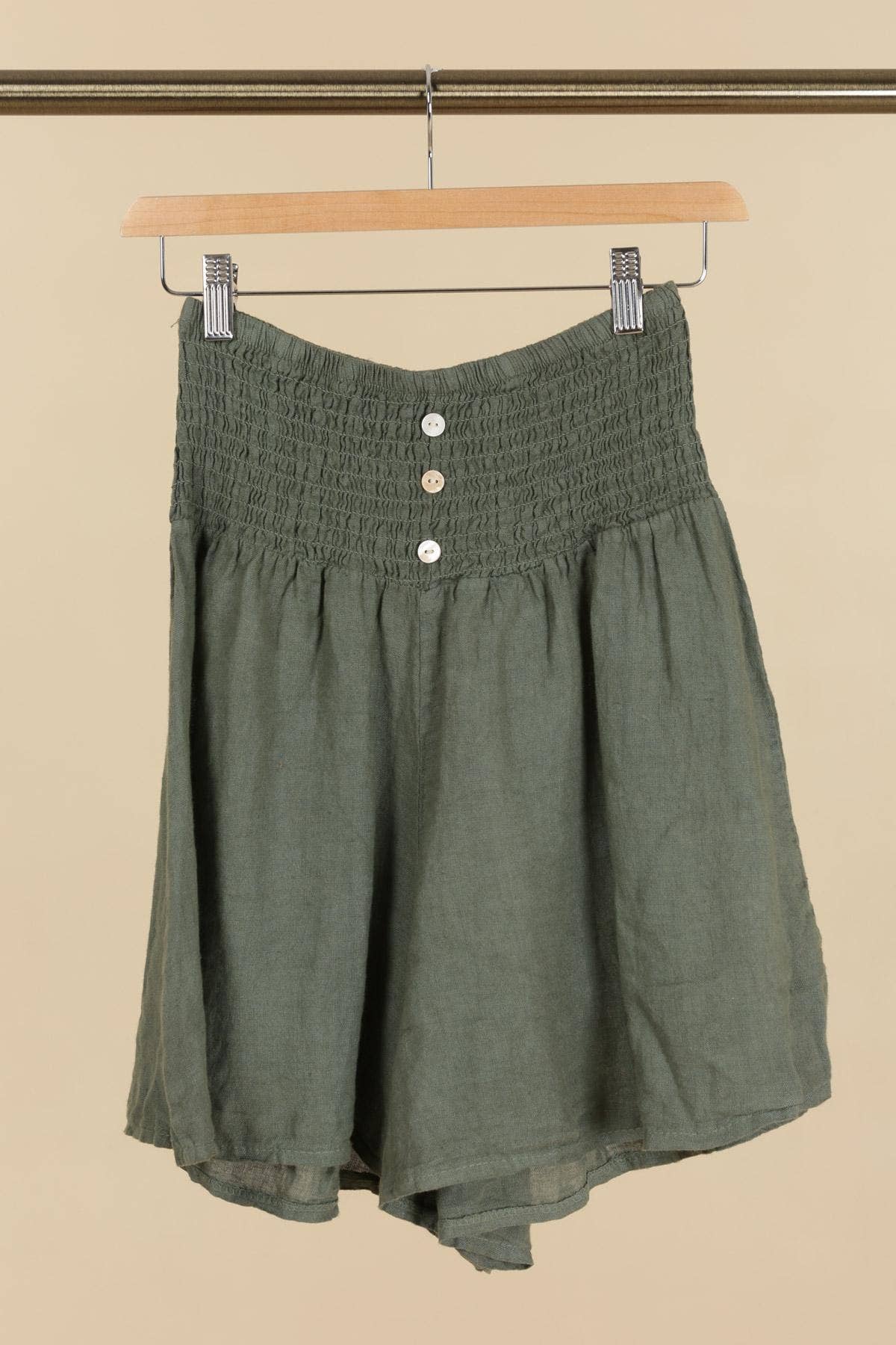 100% linen SHORTS 621417