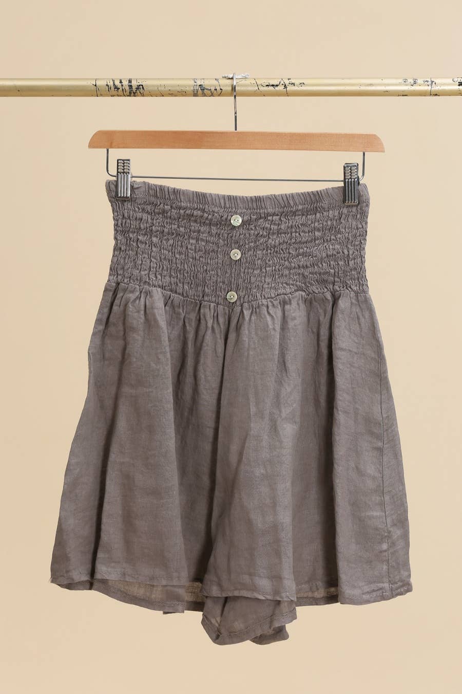 100% linen SHORTS 621417
