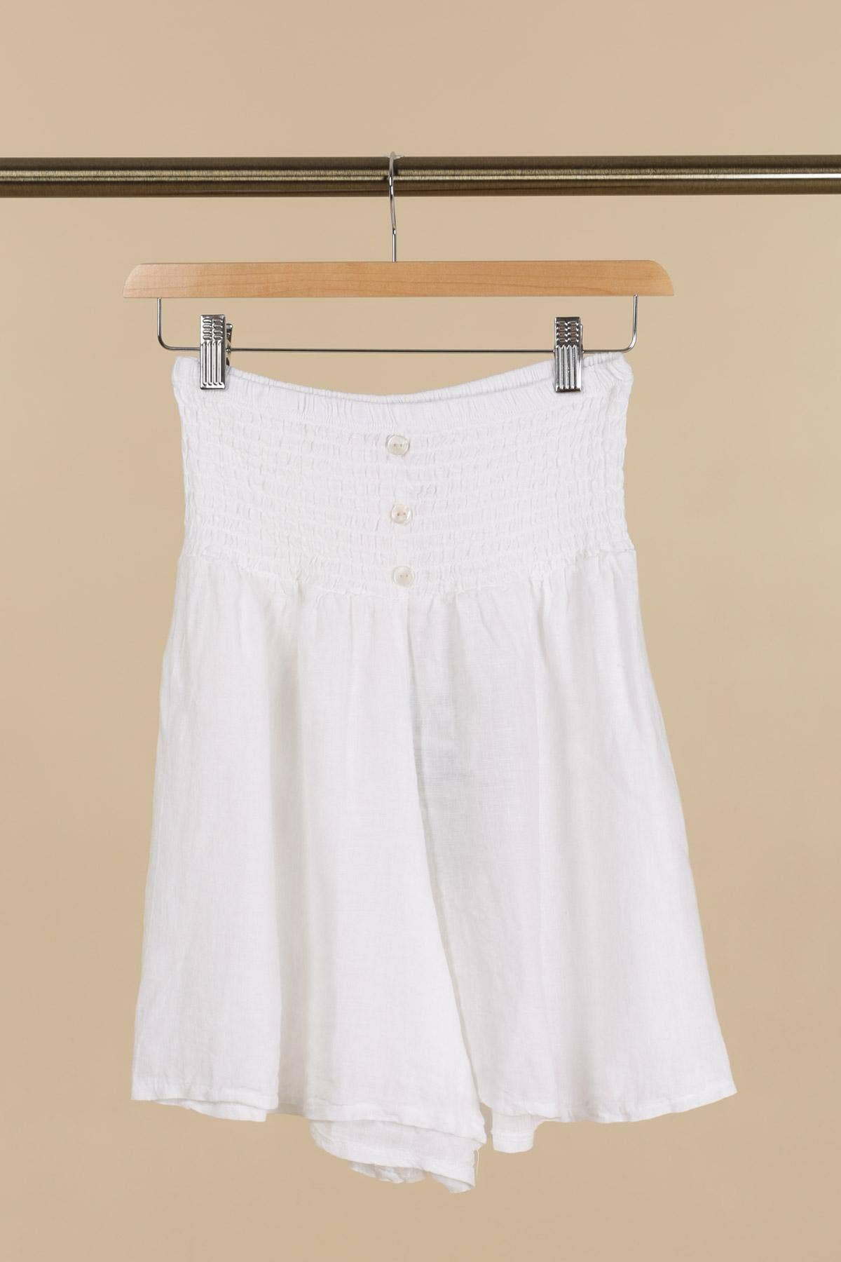 100% linen SHORTS 621417
