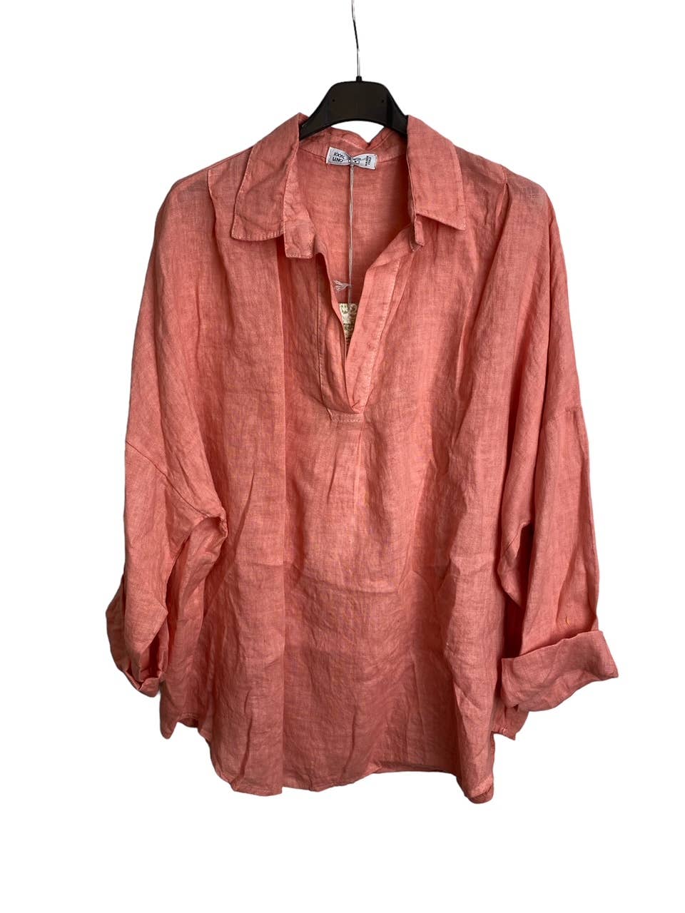 Blouse 688179 100% linen made in Italy