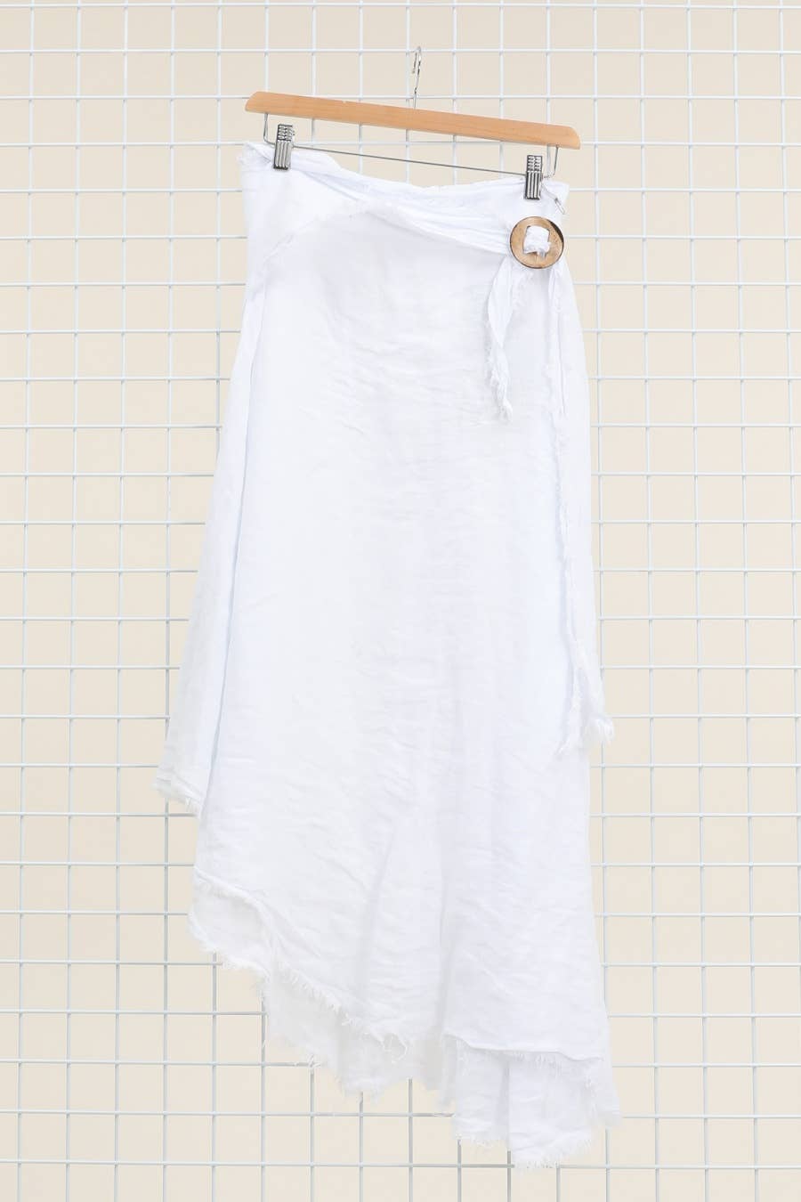 Linen skirt with drawstring 1013 100% linen