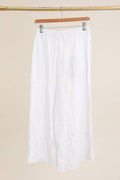 Linen trousers 6272 100% linen: White