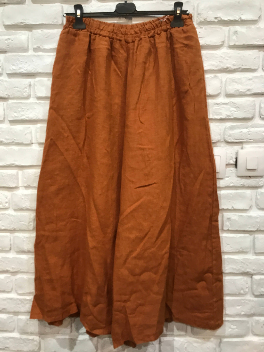 Linen trousers 6272 100% linen: Black
