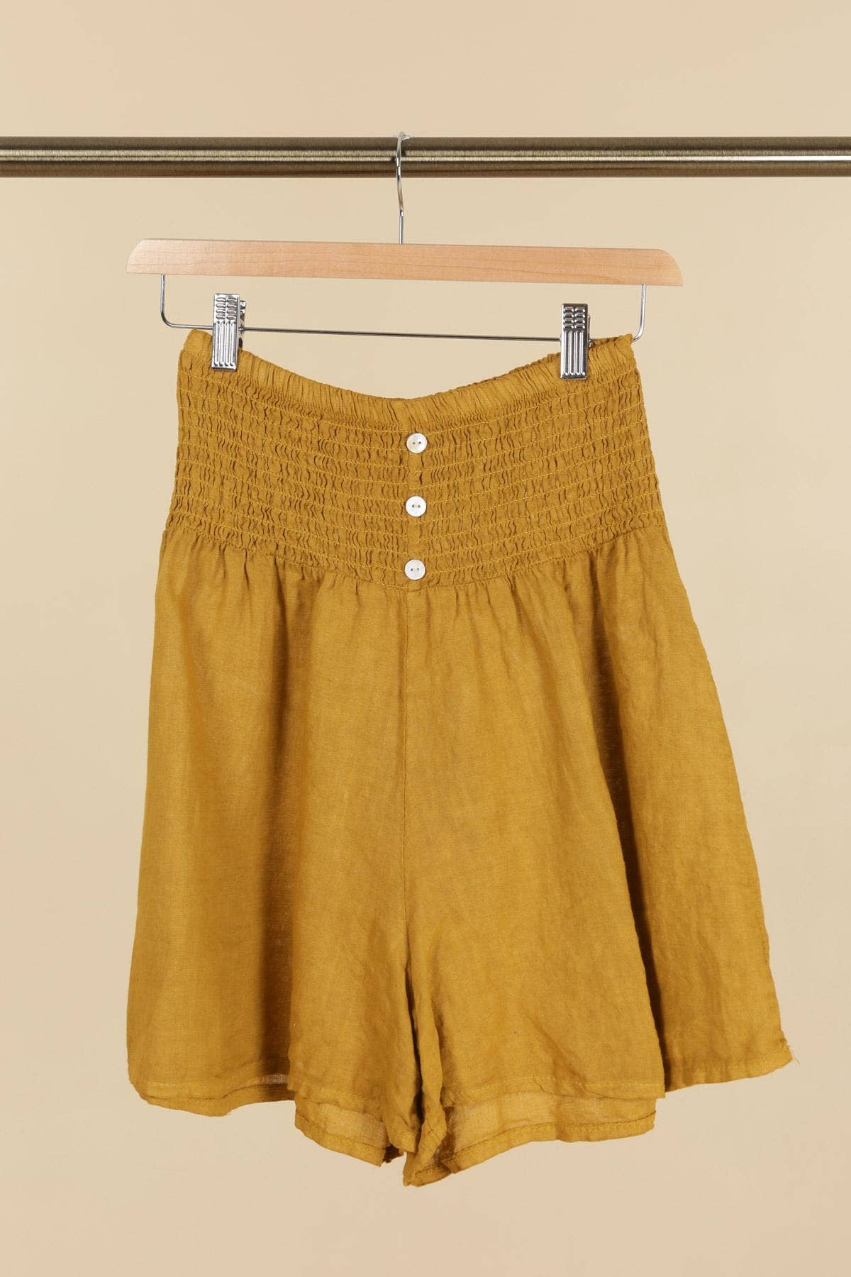 100% linen SHORTS 621417