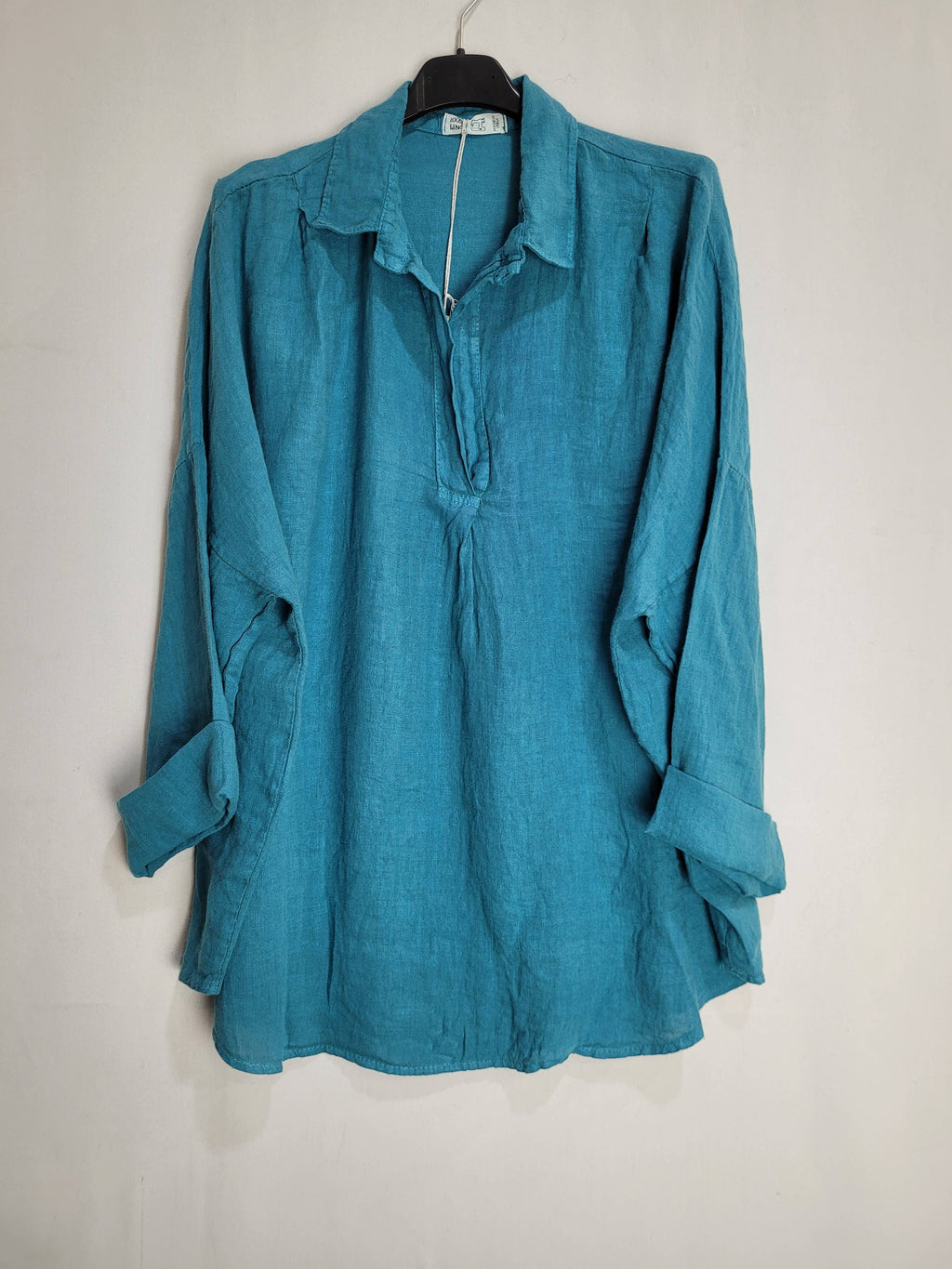 Blouse 688179 100% linen made in Italy