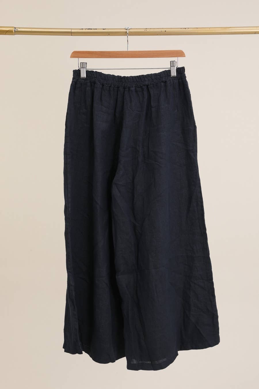 Linen trousers 6272 100% linen: Black