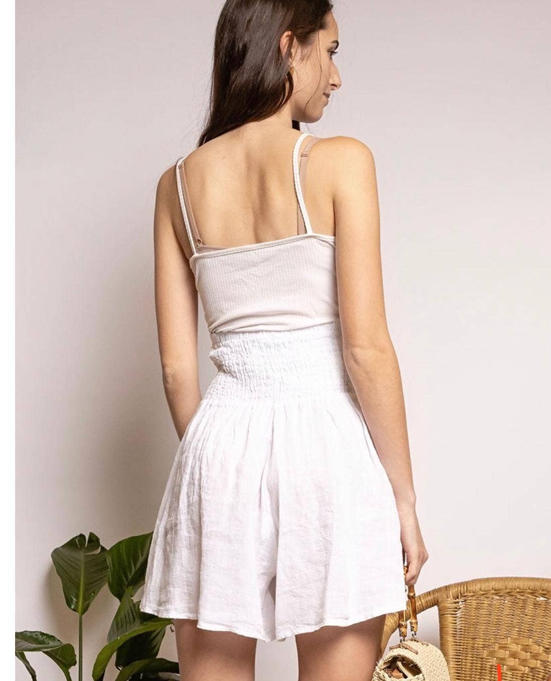 100% linen SHORTS 621417