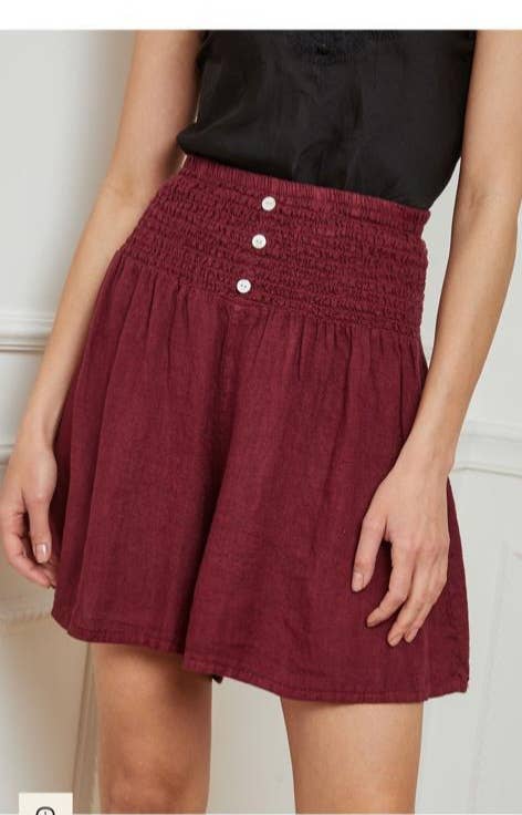 100% linen SHORTS 621417