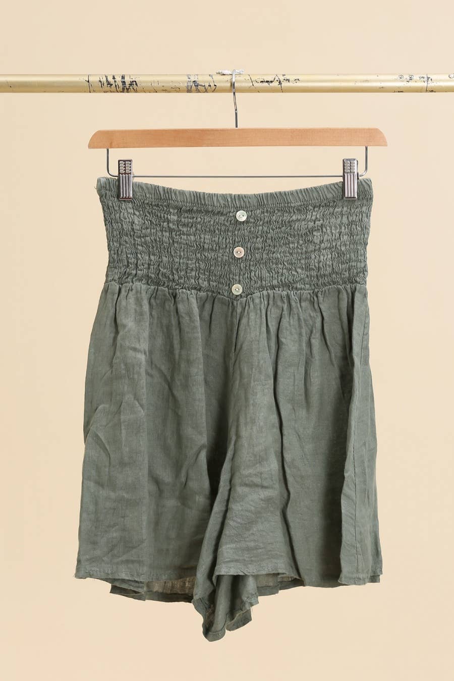 100% linen SHORTS 621417