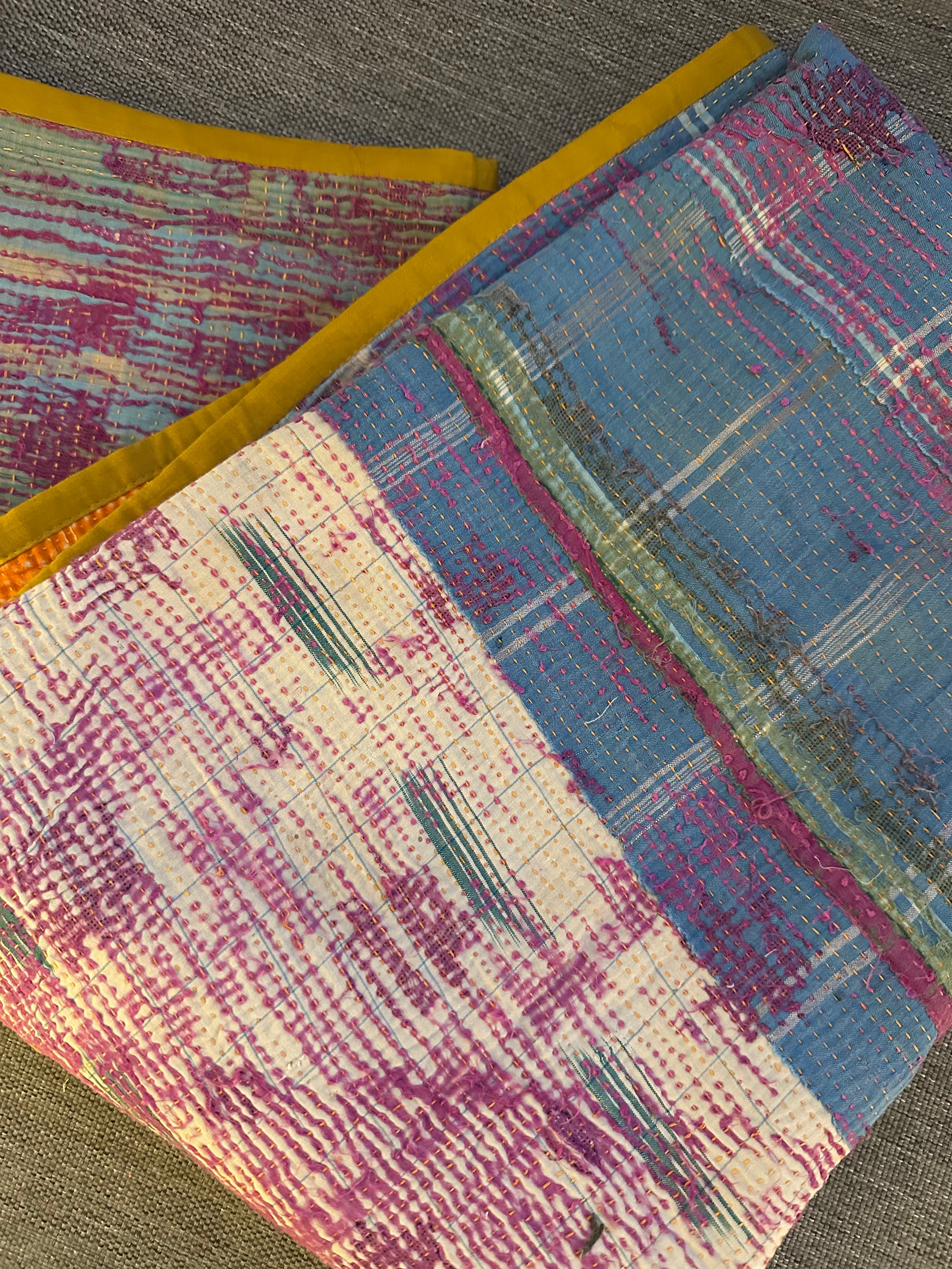 Kantha Quilt | Marigold