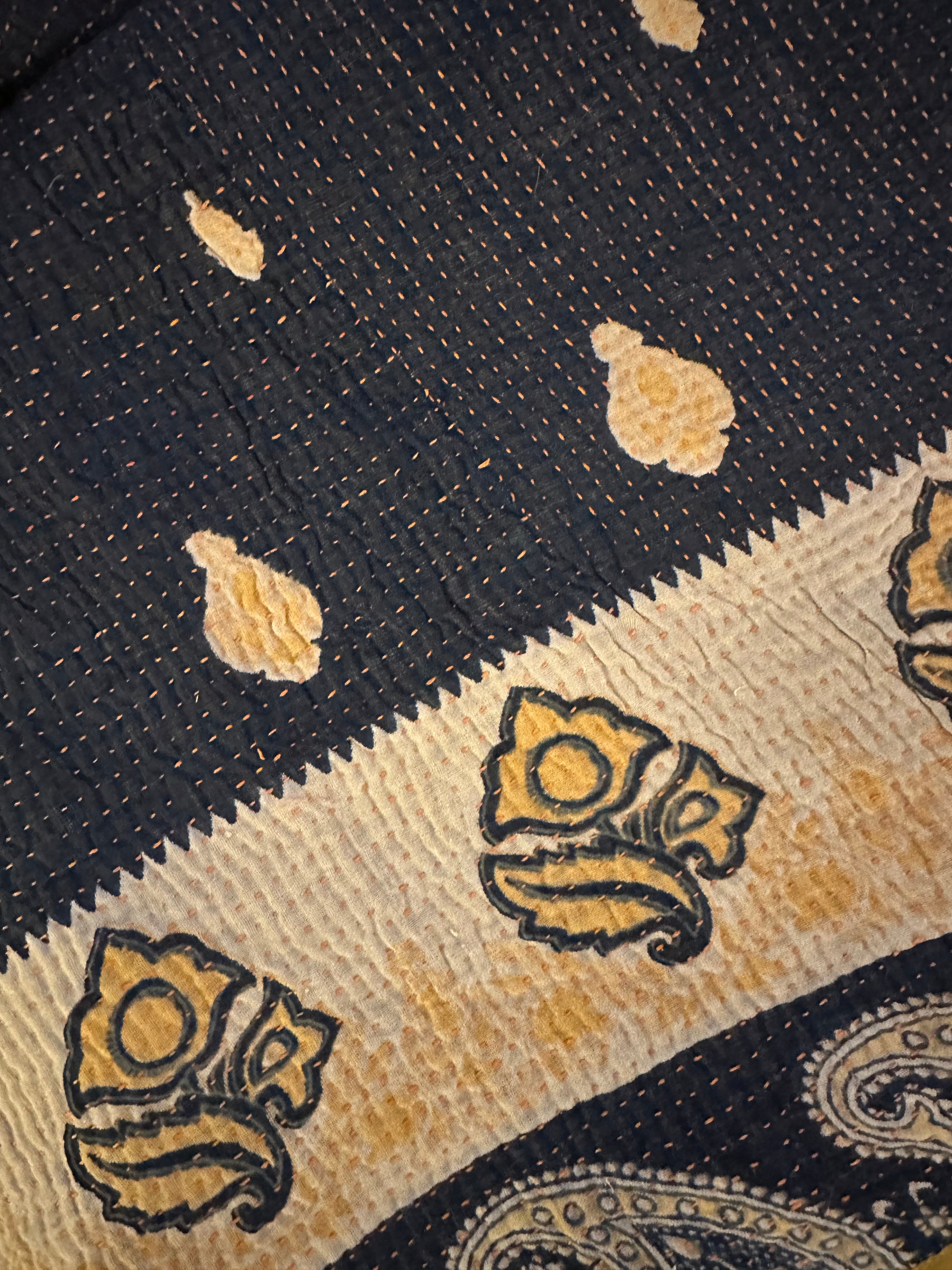 Kantha Quilt | Midnight