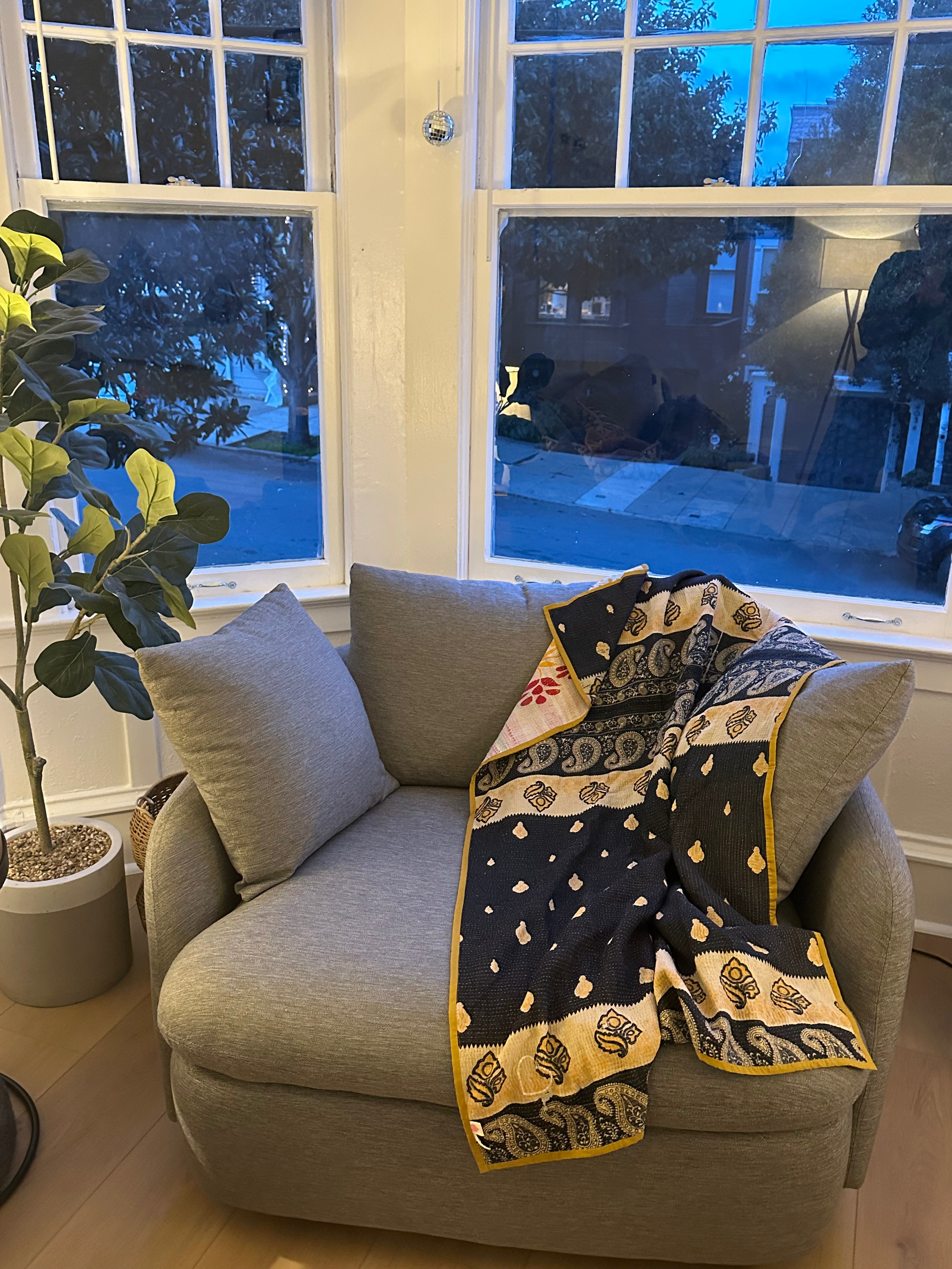 Kantha Quilt | Midnight