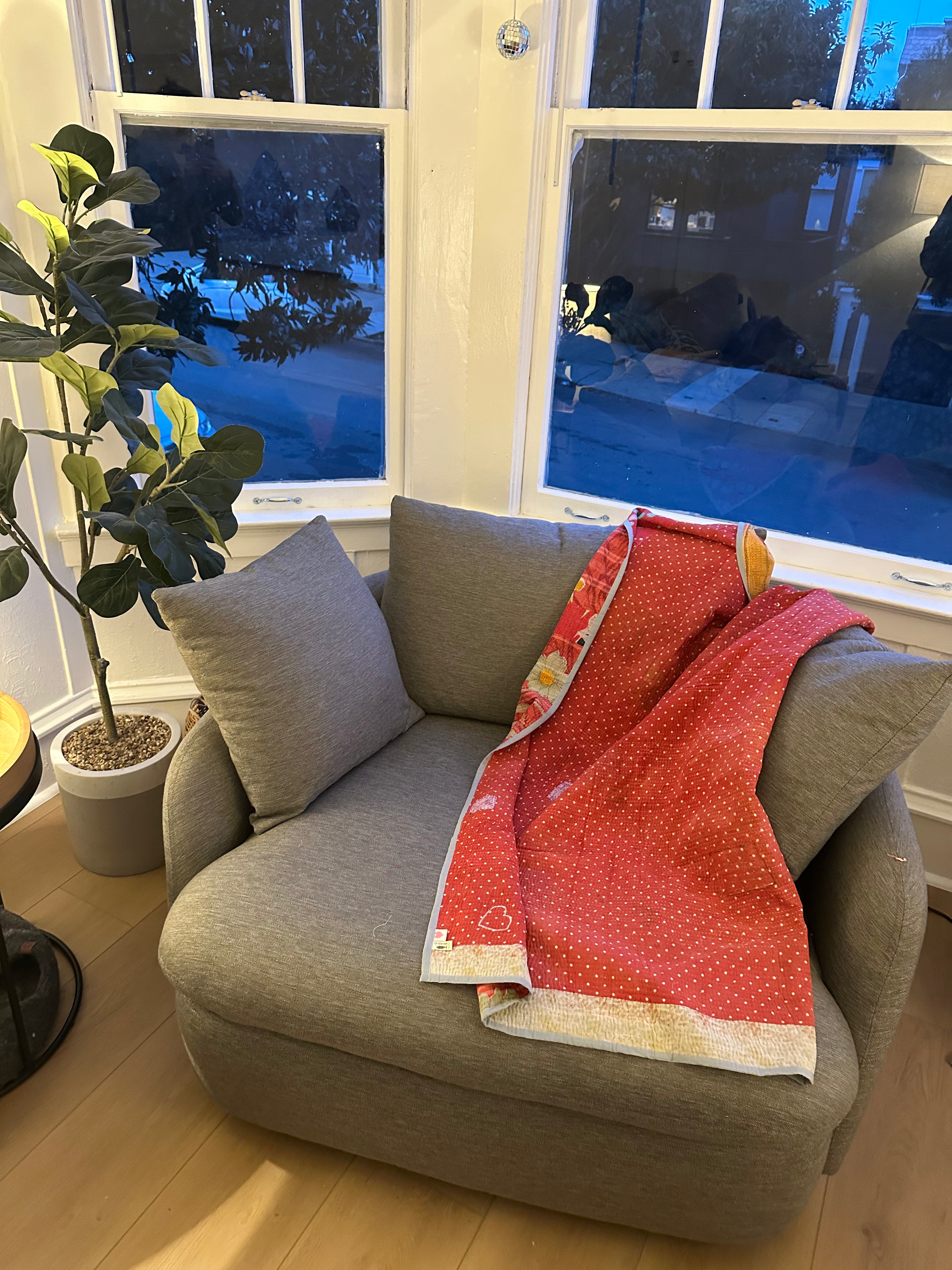 Kantha Quilt | Poppy